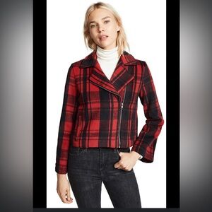 Out of the Woods Red Plaid Jacket